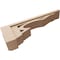 Ekena Millwork 6"W x 36"D x 12"H Thin Sheridan Rough Cedar Woodgrain TimberThane Corbel, Primed Tan CORUR06X36X12SHERCPR - alternate 5